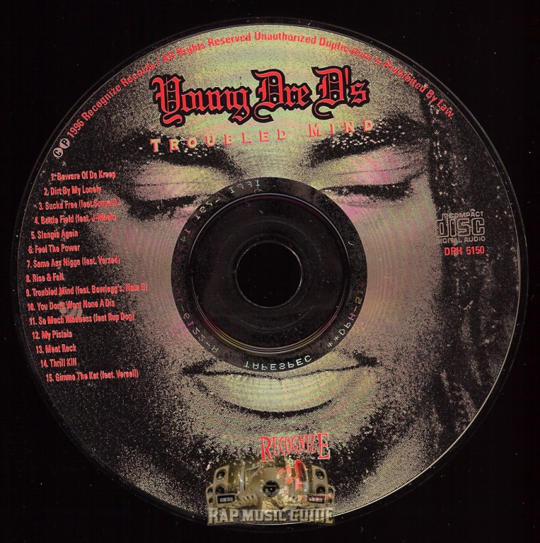 洋楽 Young Dre D's - Troubled Mind OG Young Dre D: Troubled Mind: CD – Mint Underground